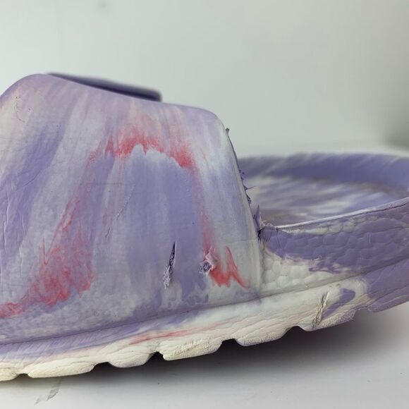 Birkenstock Women's Purple Arizona Eva Multicolor Fog Sandals Size 40 US 9/9.5 - Picture 12 of 13